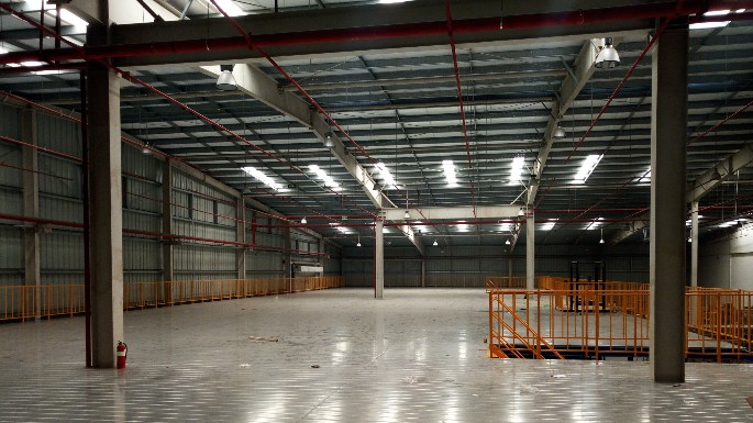 化工行業鋼平臺貨架案例