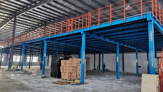 1000平食品行業鋼平臺案例分享