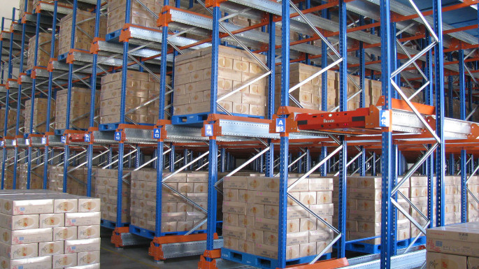 貴州某貿易公司重型貨架案例