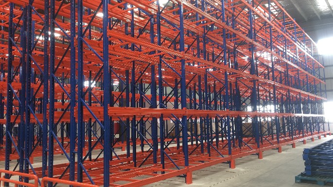 化學品行業雙深位貨架案例