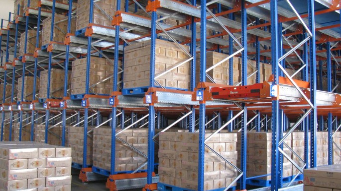 常州穿梭式貨架電子行業案例